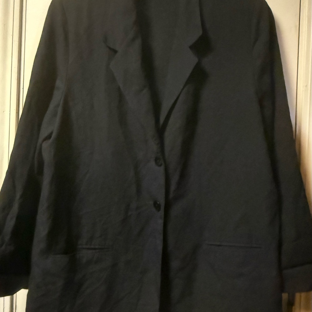 Sag Harbor ~ Women’s ~ Blazer ~ XL ~ Black ~ Size 16